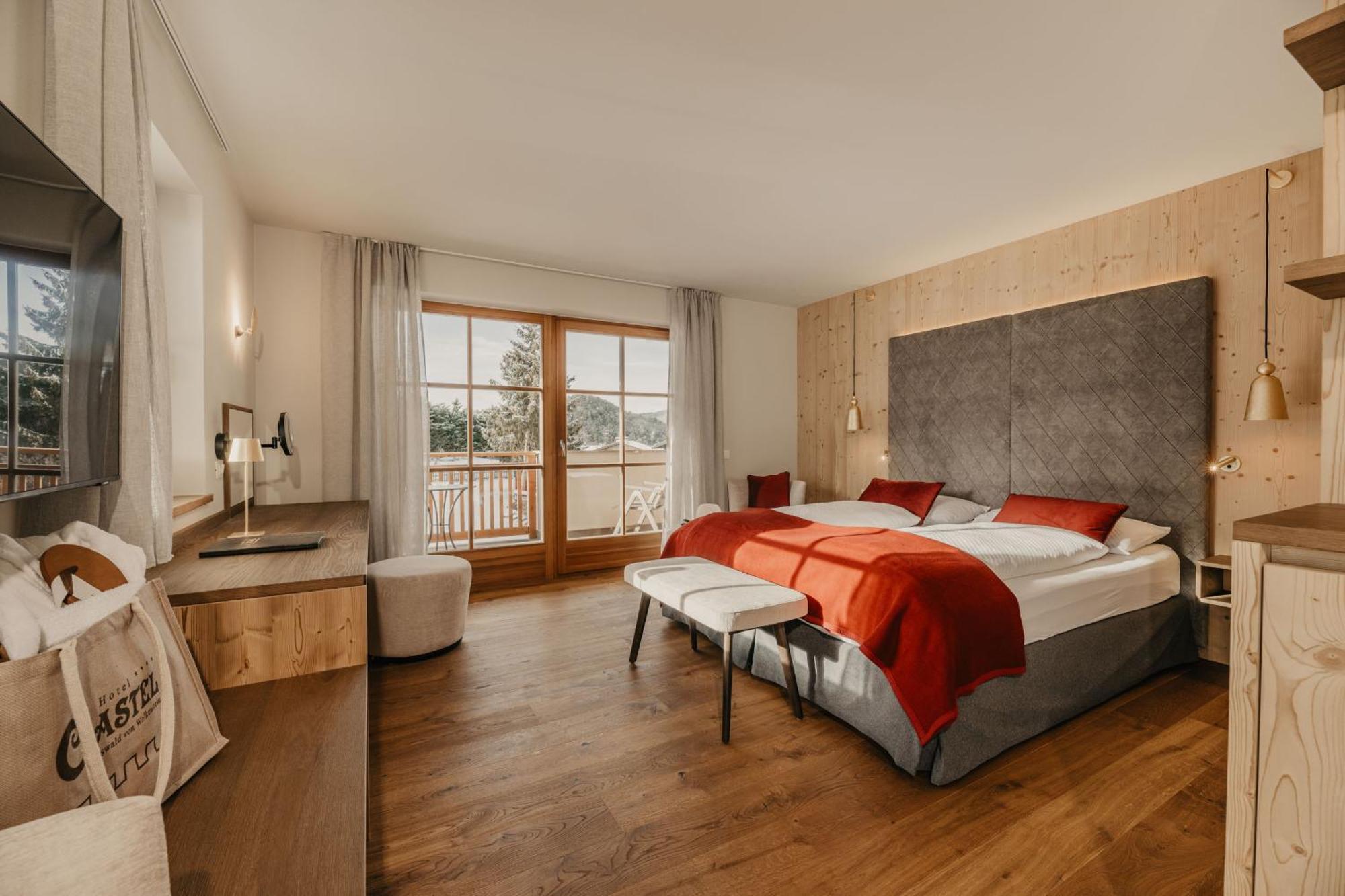 Hotel Castel Oswald Von Wolkenstein Castelrotto Exteriör bild